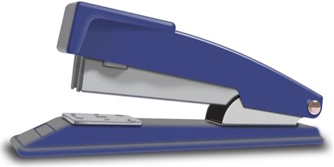 Onlinelabels Clip Art Blue Stapler