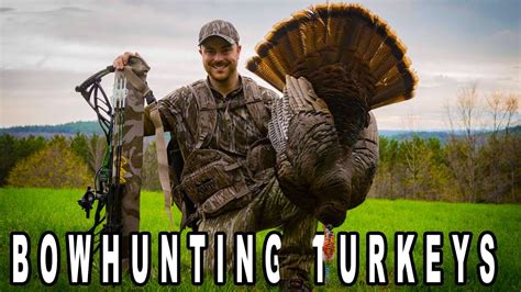 BOW HUNTING TURKEYS WITHOUT A BLIND Epic Slo Mo Shot YouTube