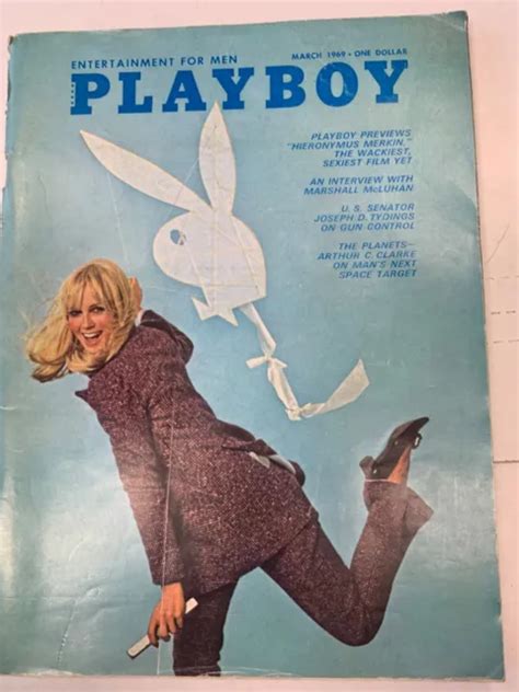 PLAYBOY MAGAZINE MARCH 1969 Kathy Macdonald Very Good 14 99 PicClick