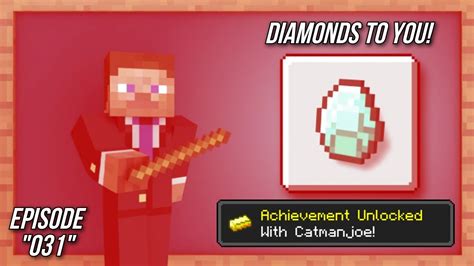 Minecraft Diamonds To You Achievement Guide Episode 31 Youtube