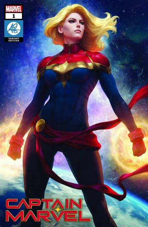 Captain Marvel 1 Artgerm Collectibles Exclusive Variant Legacy