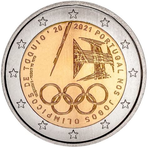 Portugal 2 Euro 2021 Olympic Games Special 2 Euro Coins Eurocoinhouse