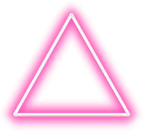 Neon Lights Png Picture Free Library Picsart Triangle Png Clipart