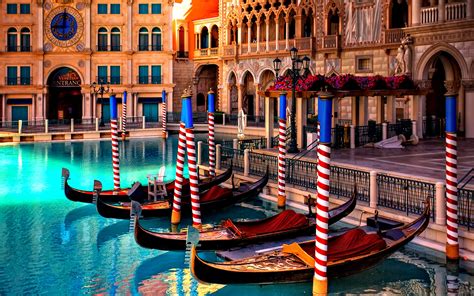Gondolas In Venice 高清壁纸 桌面背景 2560x1600 Id677140 Wallpaper Abyss