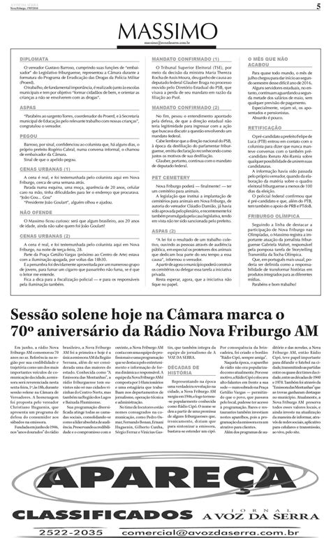 Edição De 01 De Julho De 2016 Jornal A Voz Da Serra