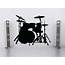 Drum Set Art Wall Decal By VinylWallAccents