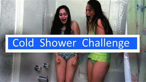 Cold Shower Challenge Youtube