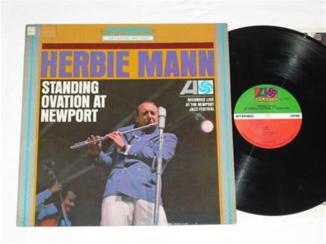 herbie mann standing ovation at newport 1970 atlantic lp ebay