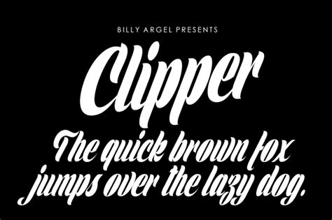 Clipper Personal Use Font By Billy Argel FontSpace