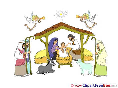 Jesus Nativity Clip Art