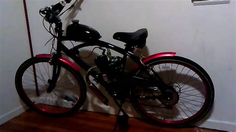 I tranform it into old shool motorbike. 66/80cc motorized bicycle engine kit from bikeberry.com ...