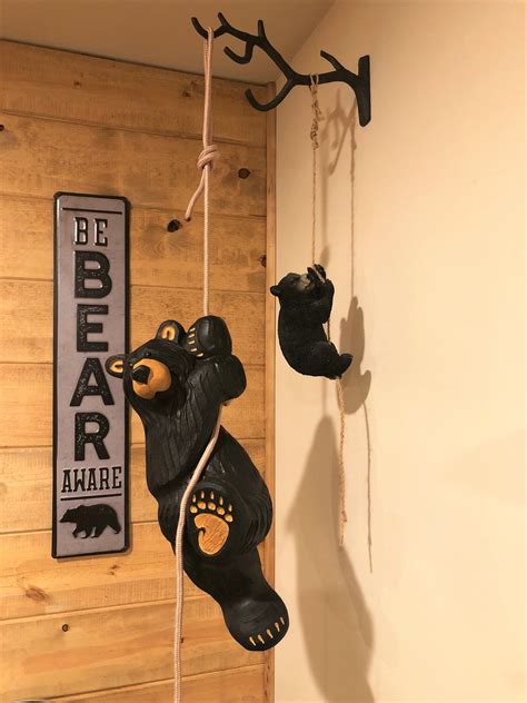 Pin By A Syed On Art Fair In 2023 Bear Decor Rustic Black Bear Decor