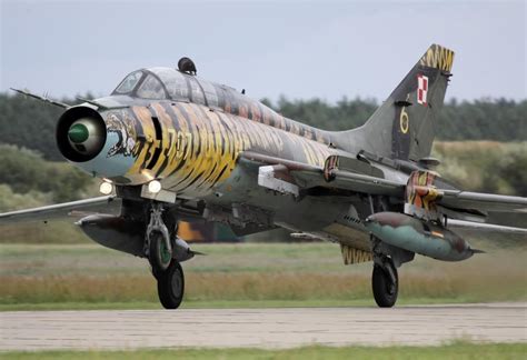 Su 22 Tiger Camo In Polish Air Force Fotobartłomiej Bera Fighter