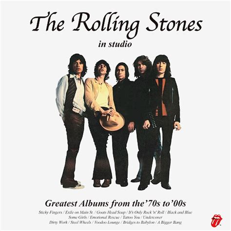 The Rolling Stones ‎ In Studio Greatest Albums From The 70s To 00s