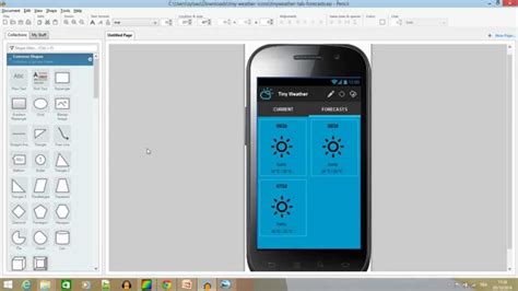 Create an android app online with appy pie's android app builder. Android How to create a weather app - Part 1 - Design ...