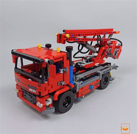 Lego Technic 42144 Cherry Picker Truck B Model The Lego Car Blog