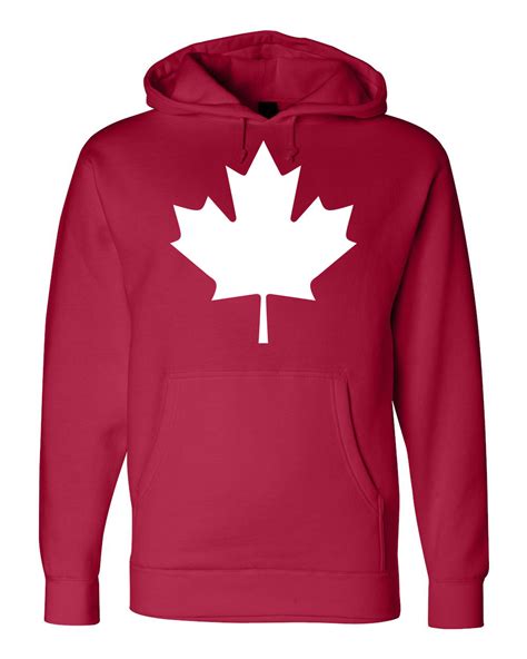 Canadian Maple Leaf Flag Unisex Fleece Sweatshirt Canada Hoodie