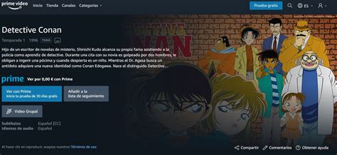 Prime Video Incorpora A Su Cat Logo Detective Conan Ramen Para Dos