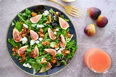fig and goat cheese salad simply lebanese