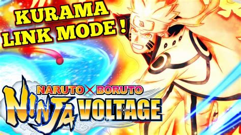 Kurama Linked Mode Naruto Naruto X Boruto Ninja Voltage Youtube
