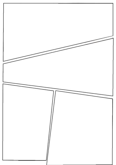 Blank Comic Page 1 By C0nn0rman43 On Deviantart Comic Template Comic