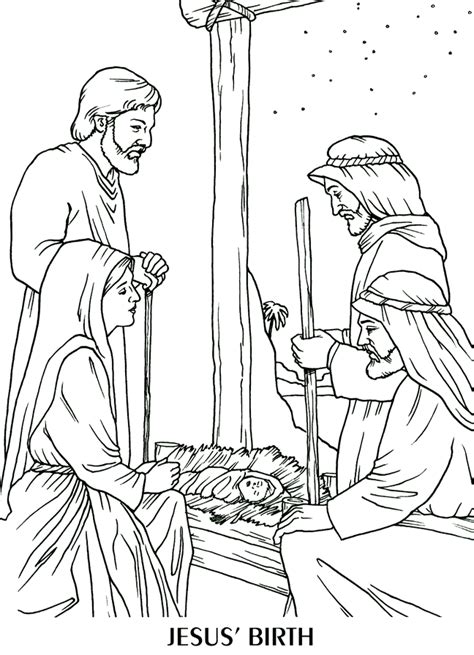 Printable Coloring Pages Of Jesus