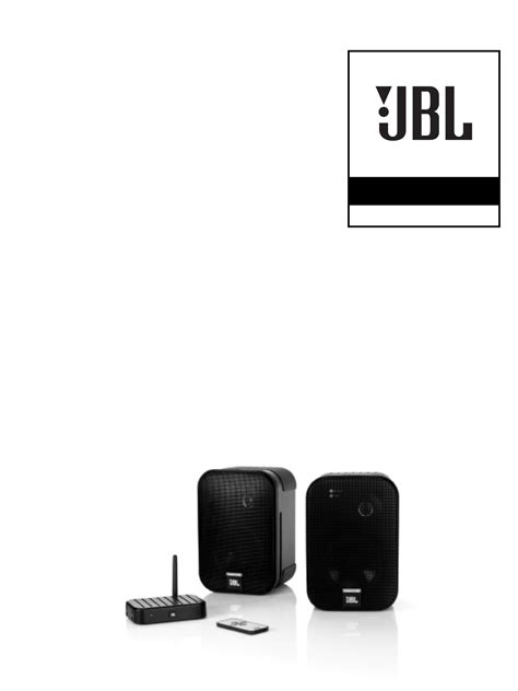 User Manual Jbl Control 24g English 12 Pages