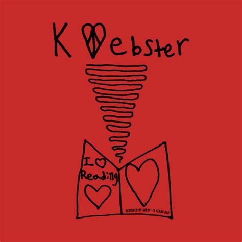 K Webster I Love Reading K Webster Books T Shirt Teepublic