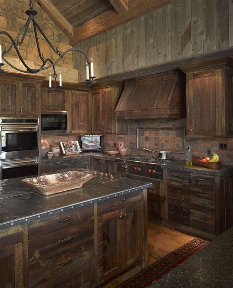 Pin by Cori Trudeau on *rustic charm* | Rustic home design, Rustic house, Rustic kitchen backsplash