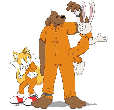 Sam And Maxand Tails Prisoners Not My Art By Land24 On Deviantart