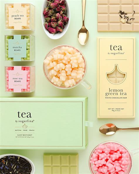 taste test of the tea by sugarfina candy collection