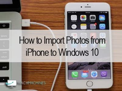 Select import > from a usb device, then follow the instructions. How To Import Photos From iPhone To Windows 10 - Quick Tips