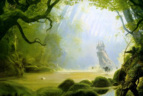 Where The Shadows Lie John Howes Tolkien Artwork Cvlt Nation