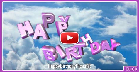 Happy Birthday Animation Video 3d For You