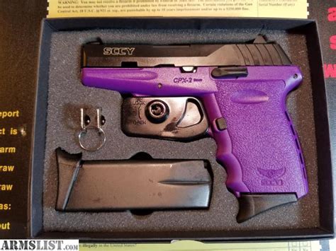 Armslist For Sale New Sccy Purpleblk 9mm Pistol2 Mags20 Ship