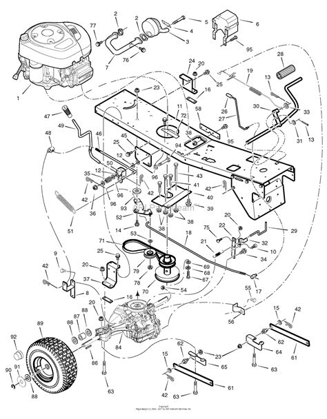 Murray Lawn Tractor Parts Diagram