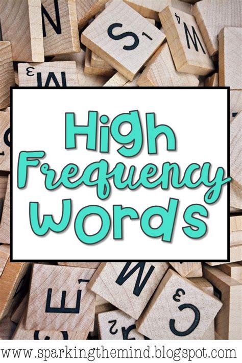 Mind Sparks High Frequency Words Part 1 What Are They
