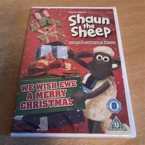 Shaun The Sheep We Wish Ewe A Merry Christmas Dvd 8 Episodes New