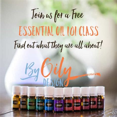 Free Essential Oil Class By Oily Design