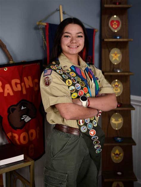 Jack Britt Senior Becomes One Of The First Female Eagle Scouts In