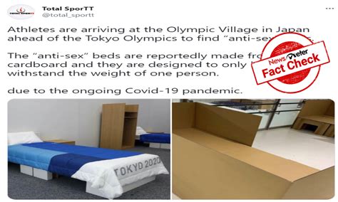 Anti Sex Beds In Tokyo Olympics No Way