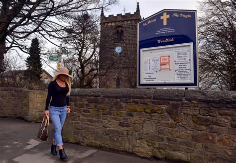 Josie Cunningham Visiting St Mary The Virgin Church Dewsbury Irish
