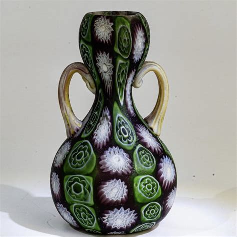 Fratelli Toso Small Vase With Murrine Millefiori 9 5 Catawiki