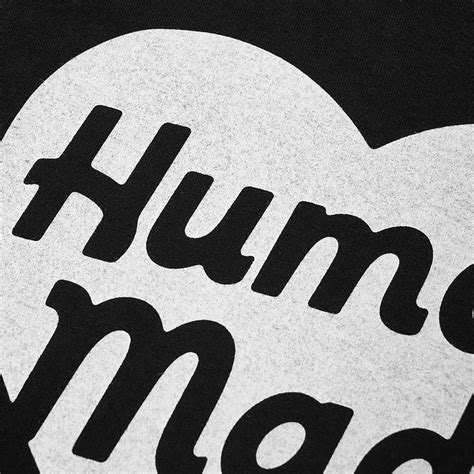 Human Made Heart Logo Tee Black End Us