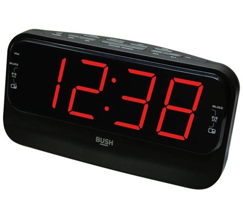 Buy Bush Big Led Alarm Clock Radio At Uk Your Online Shop