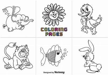Coloring Pages Animal Vector Drawings Adults Vecteezy