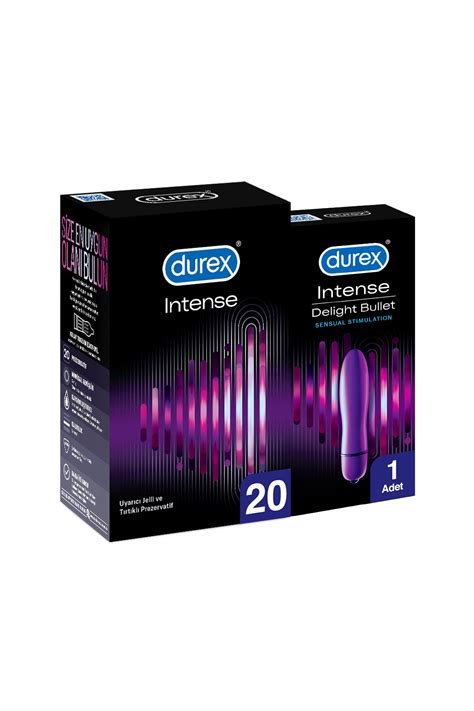 Durex Intense Prezervatif 20 Lidurex Delight Bullet Vibratör Fiyatı