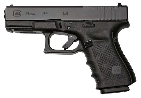 Glock G19 Gen 4 Compact Mos Double 9mm Luger 401 151 Black
