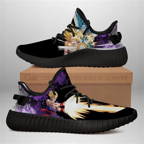 The dragon ball z x adidas collection will include special colorways/iterations of sever adidas november will bring the release of the dragon ball z x adidas ultra tech vegeta and dragon ball z x adidas kamanda majin boo. Gohan Skill Yz Sneakers Dragon Ball Z Shoes Anime Yeezy Sneakers Shoes Black - Luxwoo.com