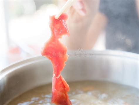 Shabu Sukiyaki Japanese Food Style Stock Photo Image Of Mushroom